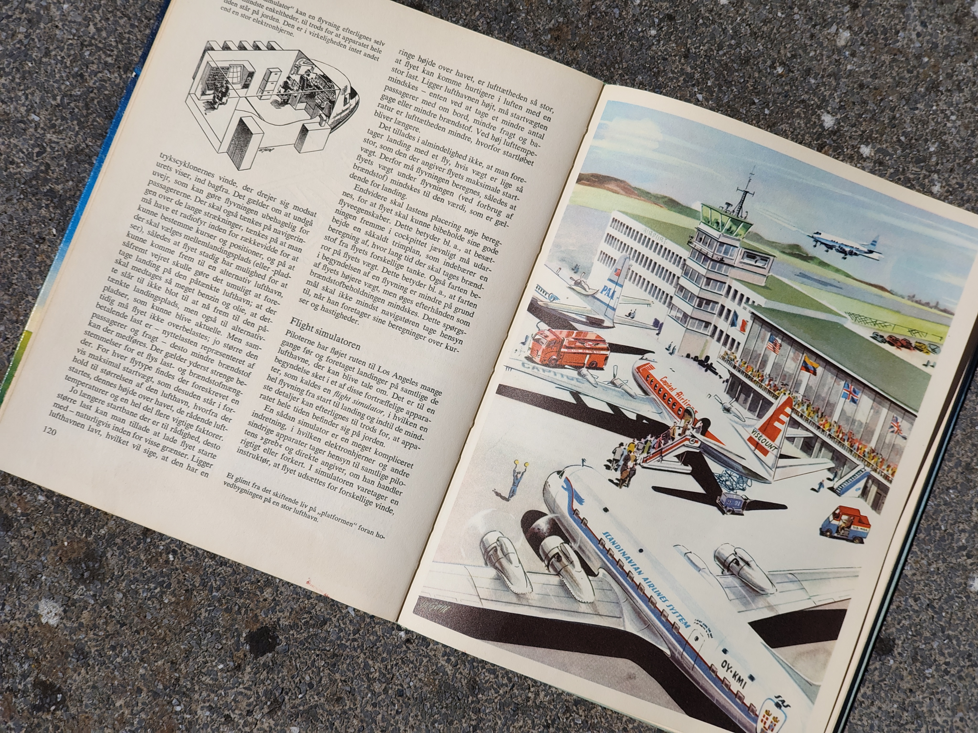Another sunny and windy day in CNL with nothing going on. But I spent most of the time chatting with a fellow flight club member. And when he left, I dug up a book about airplanes dating back to 1958 and enjoyed learning about what it was like to fly from Copenhagen to Los Angeles on a Douglas DC-7C.