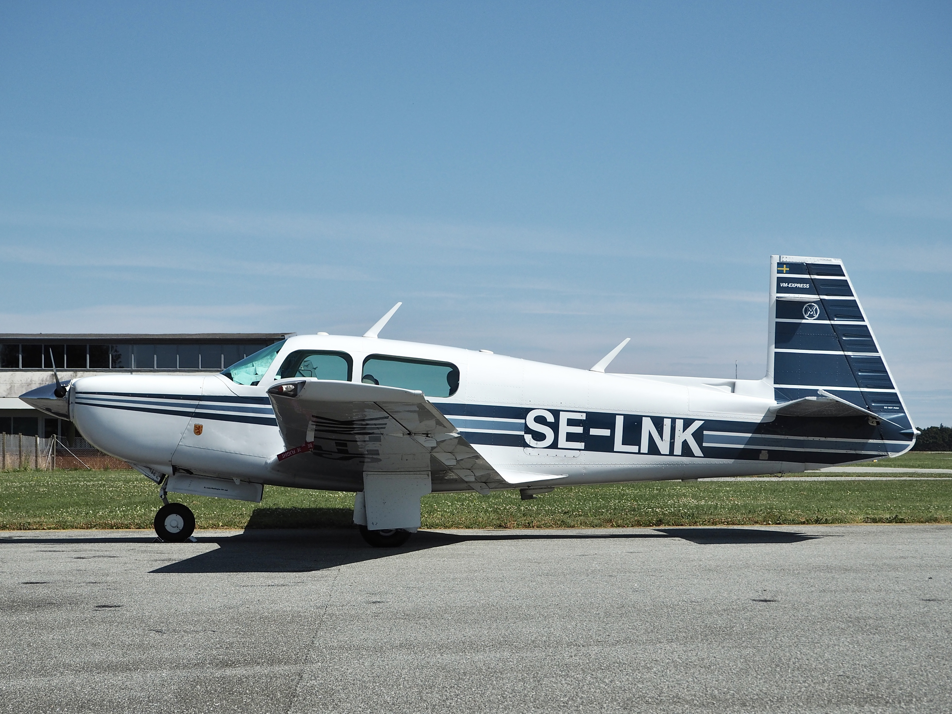 Mooney 252 TSE (reg. SE-LNK) was a nice bonus today.