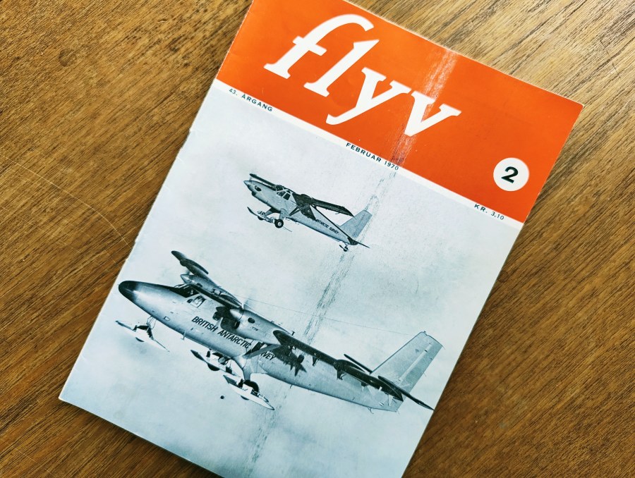 Oh, wow! The February 1970 issue of FLYV magazine -- the month and year I was born.