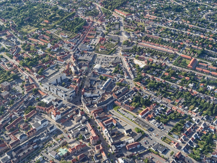 Hjørring from above.